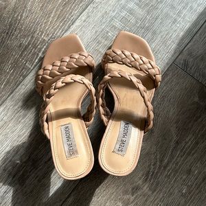 Steve Madden braided heels